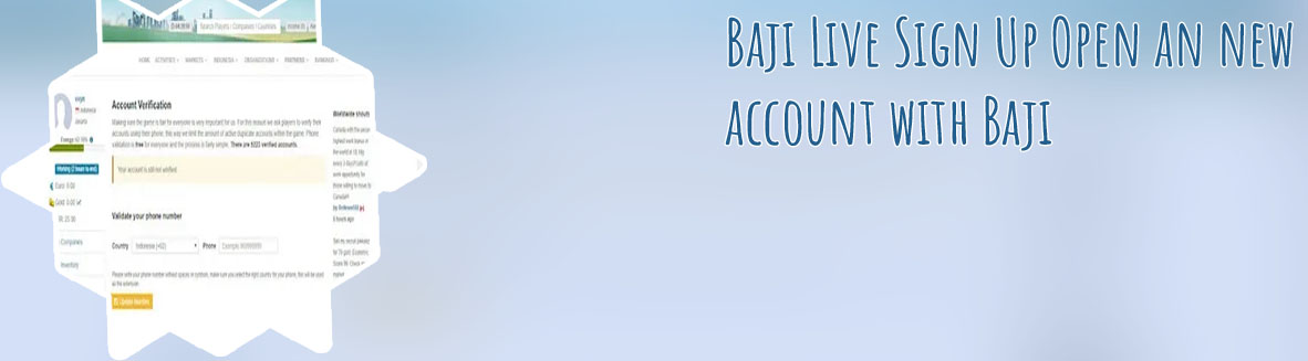 Baji bet account verification